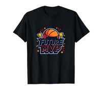 3rd Grade Future MVP Basketball Champion T-Shirt, Men, Black, L