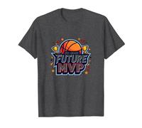 3rd Grade Future MVP Basketball Champion T-Shirt, Men, Dark Heather Grey, L