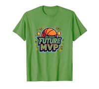 3rd Grade Future MVP Basketball Champion T-Shirt, Men, Grass Green, Medium