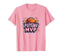 3rd Grade Future MVP Basketball Champion T-Shirt, Men, Pink, L