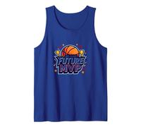3rd Grade Future MVP Basketball Champion Tank Top, Men, Royal Blue, L