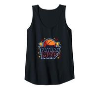3rd Grade Future MVP Basketball Champion Tank Top, Women, Black, L
