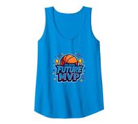 3rd Grade Future MVP Basketball Champion Tank Top, Women, Sapphire, L
