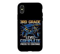 3rd Grade Level Complete Press Start To Continue Gamer Kids Case for iPhone X/XS