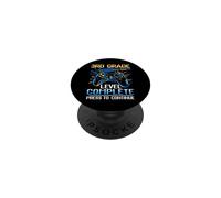 3rd Grade Level Complete Press Start To Continue Gamer Kids PopSockets Adhesive PopGrip