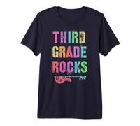 3rd Grade Rocks Teacher Rockstar Team Third Grader I Teach Premium T-Shirt