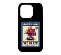 3rd Grade Rookie Season Trading Card School Boys Kid Case for iPhone 15 Pro