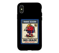 3rd Grade Rookie Season Trading Card School Boys Kid Case for iPhone X/XS