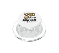 3rd Grade Squad Leopard Back To School 3rd Grade Teacher PopSockets PopGrip for MagSafe
