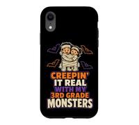 3rd Grade Teacher Halloween Monster Squad Mummy Kids Case for iPhone XR