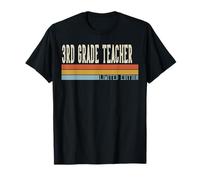 3rd Grade Teacher Week Retro Vintage Back to School Day T-Shirt
