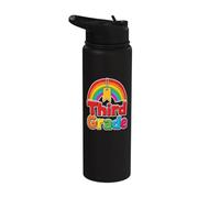 3rd Grade Third Rainbow Banner Elementary First Day Kids Stainless Steel Insulated Water Bottle