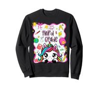 3rd Grade Unicorn Back to School Third Grade Team Girls Kids Sweatshirt