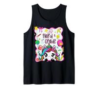 3rd Grade Unicorn Back to School Third Grade Team Girls Kids Tank Top