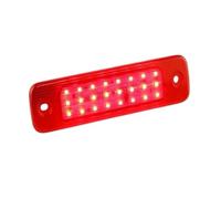 3rd High Mounted Stop Lamp 1PC For Transit 2009-2014 LED High Mount Stop Lamp Red Brake Lights Car Lighting Upgrade Tail 5128002 7C1613N408AC(LED RED Lens)