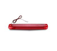 3rd High Mounted Stop Lamp Car 18Leds Brake Tail Light Rear Wing Windshield Roof Stop Lamp Auto Styling Retrofit 3rd Parking Indicator 12V Taillight 24 LED 3rd Third Brake Light(1Piece 18LED 30cm)