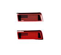 3rd High Mounted Stop Lamp For Jeep For Grand For Cherokee 2005 - 2008 2009 Car LED Rear Bumper Reflector Light Tail Sequential Auto Turn Signal Brake Lamp 3rd Third Brake Light(Red Shell,Type C)