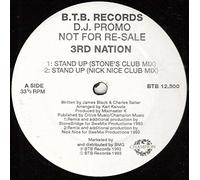 3rd Nation - STAND UP 12" SINGLE UK BTB 1993 2 TRACK KERRI CHANDLER'S REMIX PRO (BTBX12.500)