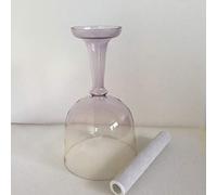 3rd Octave light purple Color Crystal Singing chalice 1 pc in 432HZ Standard Perfect B note crown chakra for sound healing/yoga/meditation