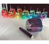 3rd Octave Mixed purple color about 7.0" Crystal Singing bowl 1 PCS Perfect crown chakra B Note for sound theraphy 432Hz standard.