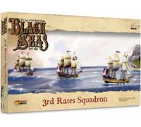 Black Seas The Age of Sail 3rd Rates Squadron for Black Seas Table Top Ship Comb