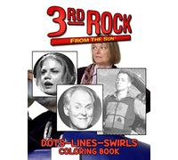 3rd Rock From The Sun Dots Lines Swirls Coloring Book: Adult Diagonal-Dots-Swirls Activity Books For Women And Men