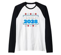3rd Term Obama 2028 Presidential Election 2028 Vote Blue Raglan Baseball Tee