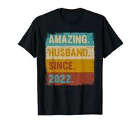 3rd Wedding Anniversary For Him - Amazing Husband Since 2022 T-Shirt