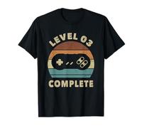 3rd Wedding Anniversary for Him & Her Funny Level 3 Complete T-Shirt