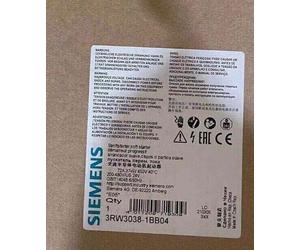 3RW30381BB04 PRO SIEMENS 3RW3038-1BB04 SIRIUS Soft Starter S2 72 A 37 kW/400 V