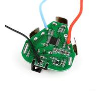 3S 12.6V Lithium-Ion Battery with Protection Board for Electric Drills - Overcharge/Overdischarge/Short-Circuit Protection, 33 × 33 × 1.6 mm, Green