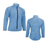 3S SPORTS Ladies Cycling Rain Waterproof Jacket Woman Hi-Visibility Cycle Running Top Coat (UK, Alpha, M, Regular, Regular, Sky Blue)