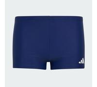 adidas Boy's 3S Swim Boxer Kids Swimwear, Dark Blue/White, 7-8 Years