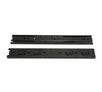 3Section Rail Ball Bearing Drawer Slides Glides Runners Damping Buffer Soft Close 35 * 4.5cm for Cabinets and Furniture
