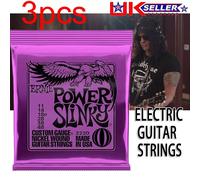 3set Ernie Ball 2220 Power Slinky 11-48 Electric Guitar Strings Purple Nickel UK