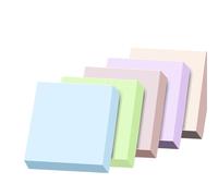3Sets Color Can Be Pasted by Hand-teared Message Notes Sticky Work and Study for Offices, Schools(5x7.6cm)