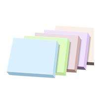 3Sets Color Can Be Pasted by Hand-teared Message Notes Sticky Work and Study for Offices, Schools(7.6x10.1cm)