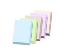 3Sets Color Can Be Pasted by Hand-teared Message Notes Sticky Work and Study for Offices, Schools(7.6x7.6cm)