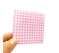 3Sets Convenience Stickers Style Yellow Square Memo Pad Students Can Remember Homework Messages Notes School Supplies for Offices, Schools(Pink)