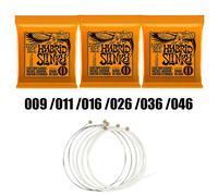3Sets Ernie Ball 2222 Hybrid Slinky Nickel 9-46 Electric Guitar Strings KM1