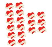 3sets Heart Shaped Brooches for Women Mom Word Clothing Pins Fashion Accessories for Mother's Day Durable Material Unique Design for Scarves and Hats 6pcs*3