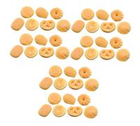 3sets Miniature Dessert Models Realistic Cookie Photography Props for DIY Dollhouse Decor Food Photo Props Creative Mini House Accessories 14pcs*3
