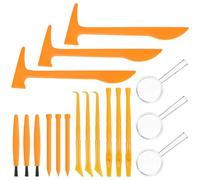 3sets Plastic Dig Tool Set: Archaeological Excavation Tool Kit Dino Dig Kit with Mini Hammer Chisel Brush Scraper for Gems