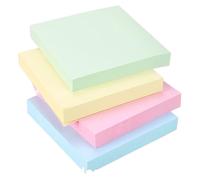 3Sets Sticky Notes Portable Colorful Note Times Memo Pads for Office School for Notebook,Office