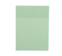 3Sets Transparent Memo Pad Sticky Notes Bookmark Marker Sticker Paper Student Office Supplies Stationery Heart for Offices, Schools(Light Green)