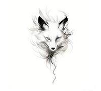 3sheets Fox Arm Wolf Herb Tattoo Sticker Male Juice Semi-Permanent Waterproof Female Persistent Sticker