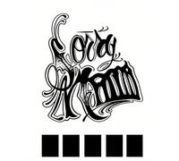 3sheets Herbal English Hand Back Juice Tattoo Sticker Waterproof Male Long-Lasting Simulation Semi-Permanent