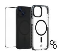 3sixT 70293 4-in-1 Protection Bundle for Samsung Galaxy S24 Ultra/Case Screen Protector & Camera Protection Set/Includes Mobile Phone Case Tempered Glass Camera Protector Shockproof / 4-in-1 Case Set