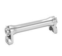 3sixty Folding Bike Easy Wheel Extension Telescopic Bar Aluminum Alloy Lightweight Durable Adjustable Extension Rod for Secure Wheel Movement 124mm Length (Silver)