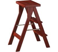 3Step Folding Wooden ol for Kitchen Library & Music Room NonSlip MultiFunctal Footrest Safe & SpaceSaving Home Fur